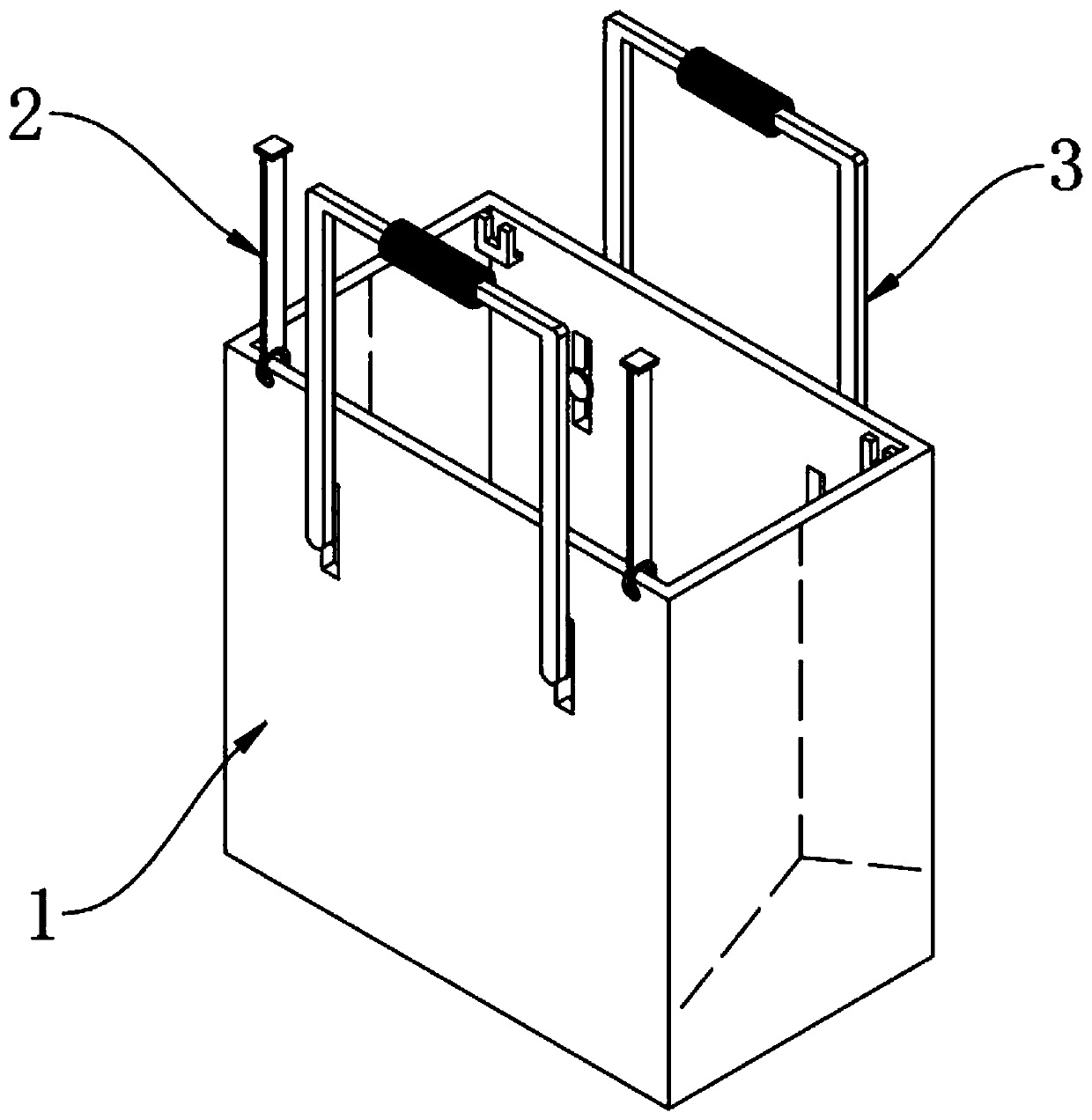 Packaging bag stably used