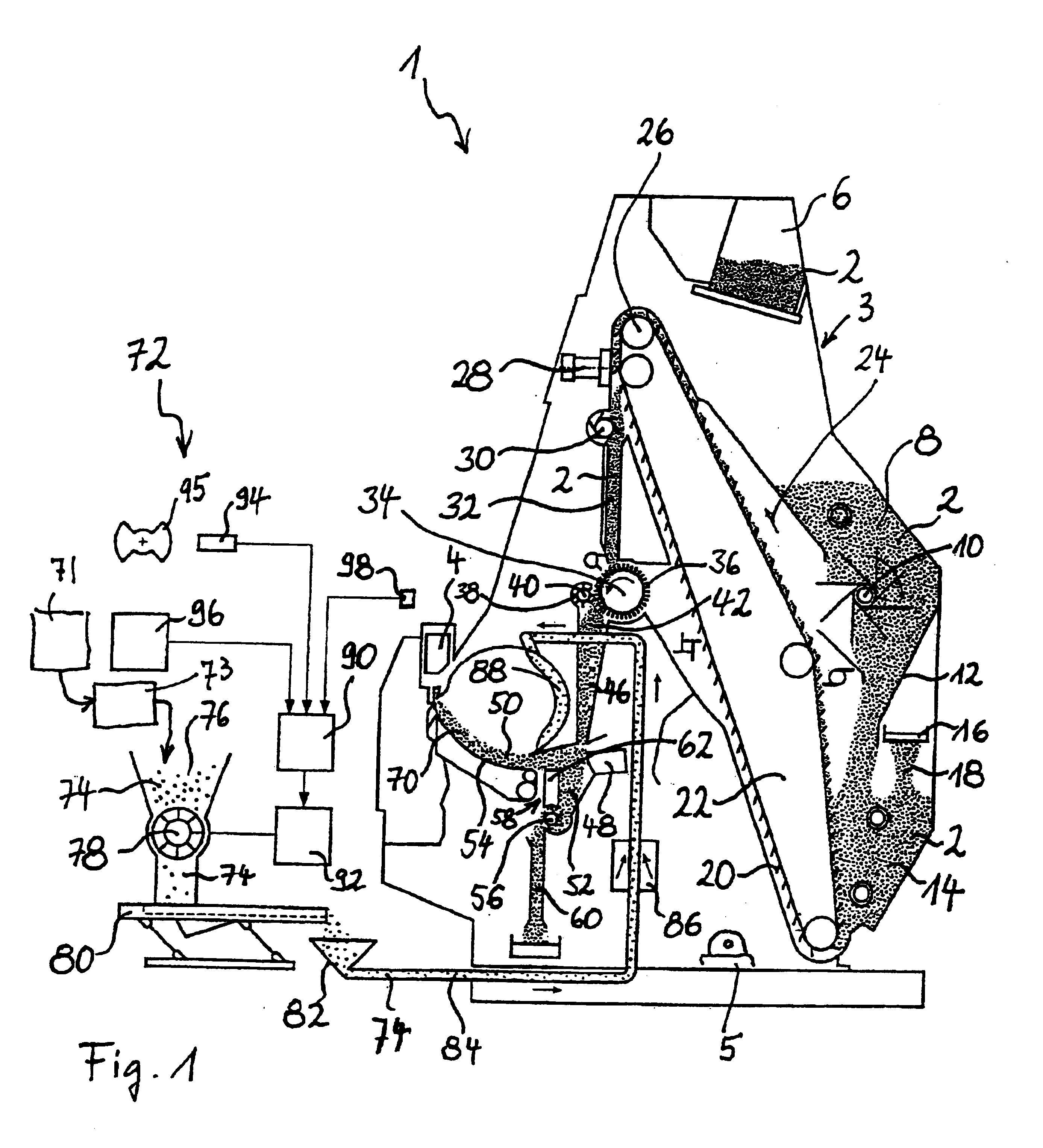 Method of and apparatus for recovering and recycling tobacco dust