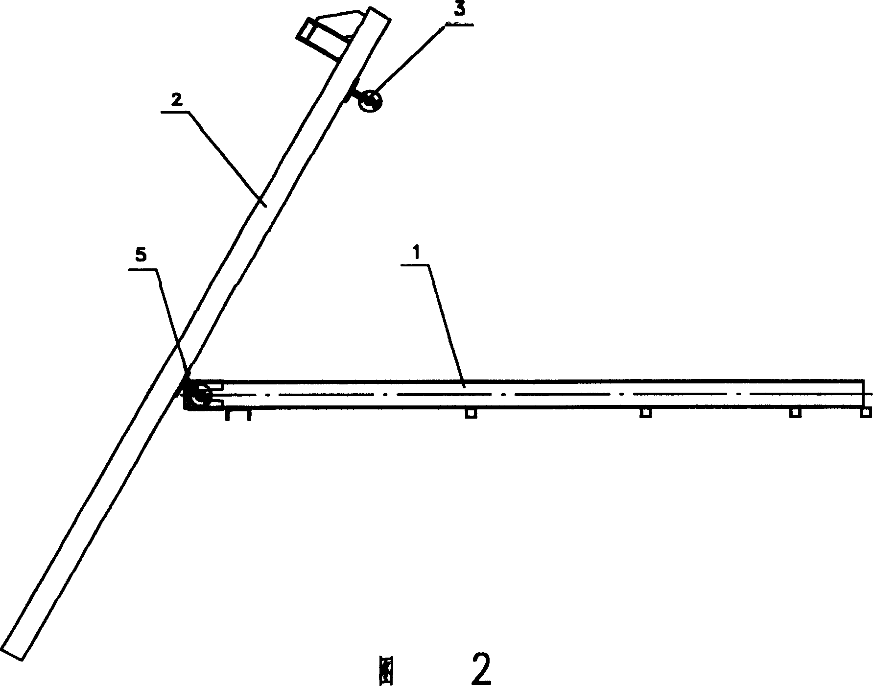 Block curtain wall hanging and carrying and installing system