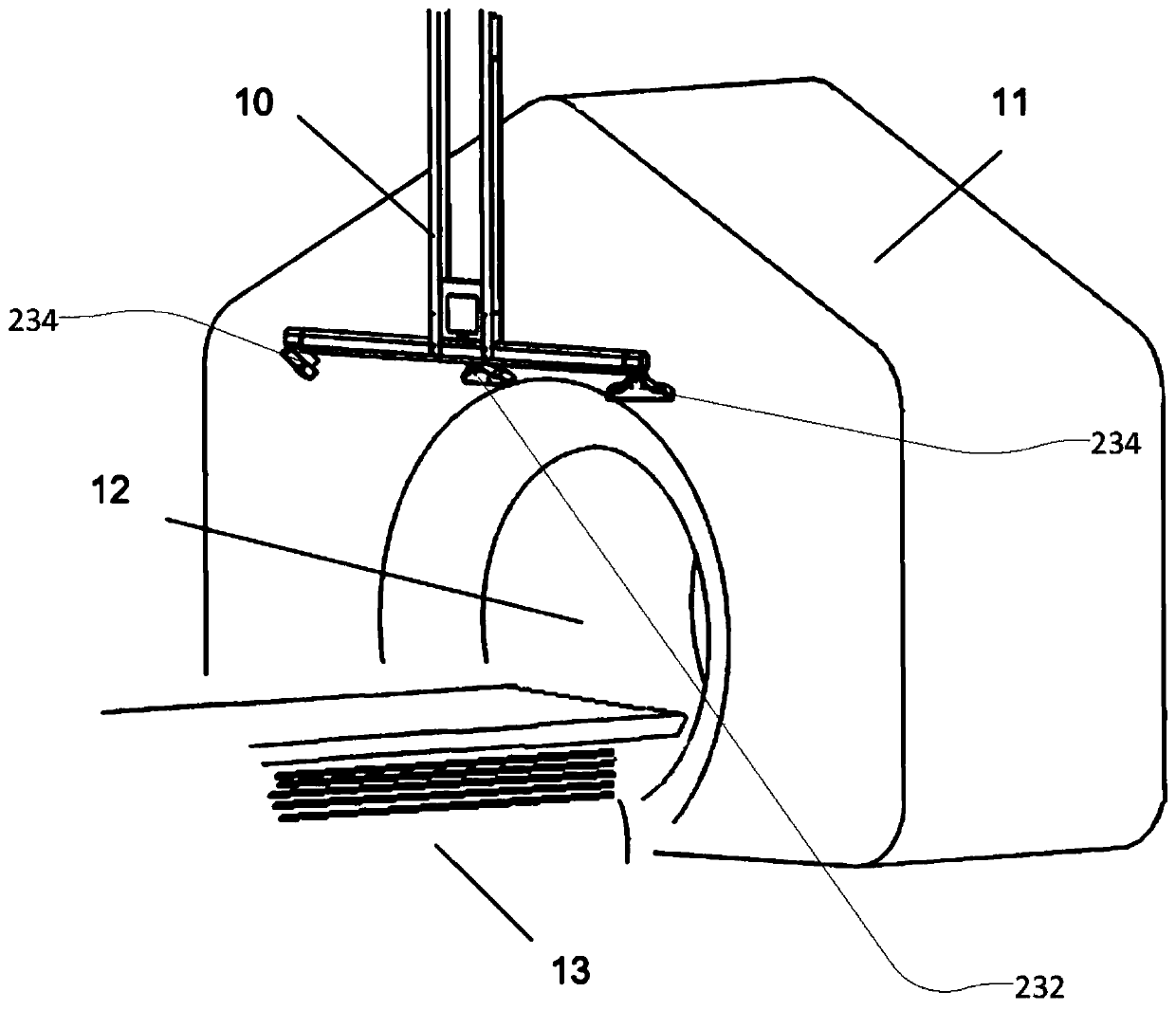 Camera monitoring system and method of calibrating a camera monitoring system for monitoring a patient in a bore based medical system