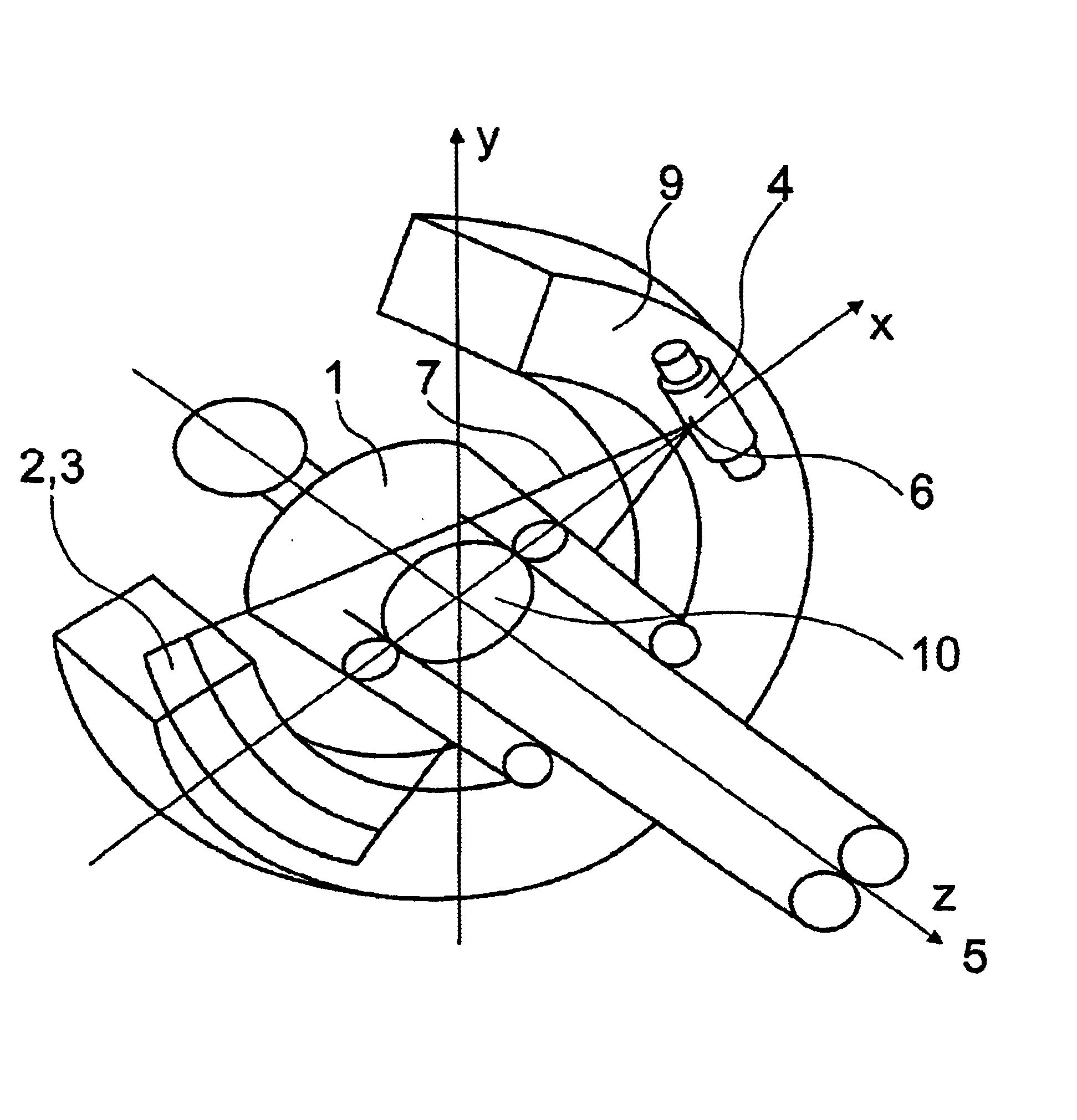 Method for measuring the dose distribution in a computed tomography apparatus