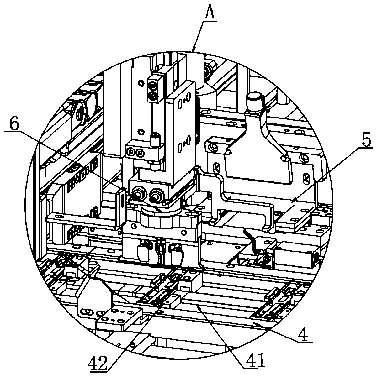 Automatic assembly machine for medical reagent card