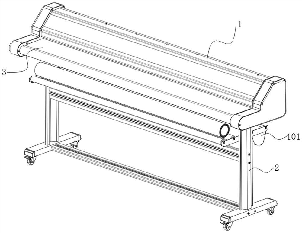 Cutter mechanism for cutting sheet-shaped material