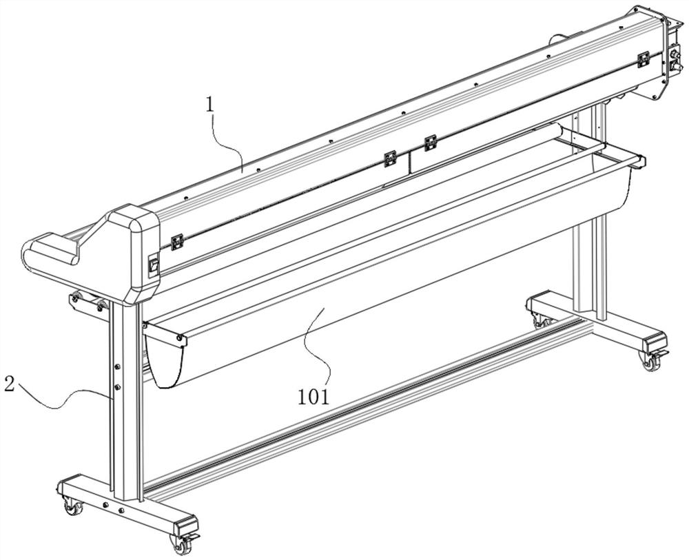 Cutter mechanism for cutting sheet-shaped material