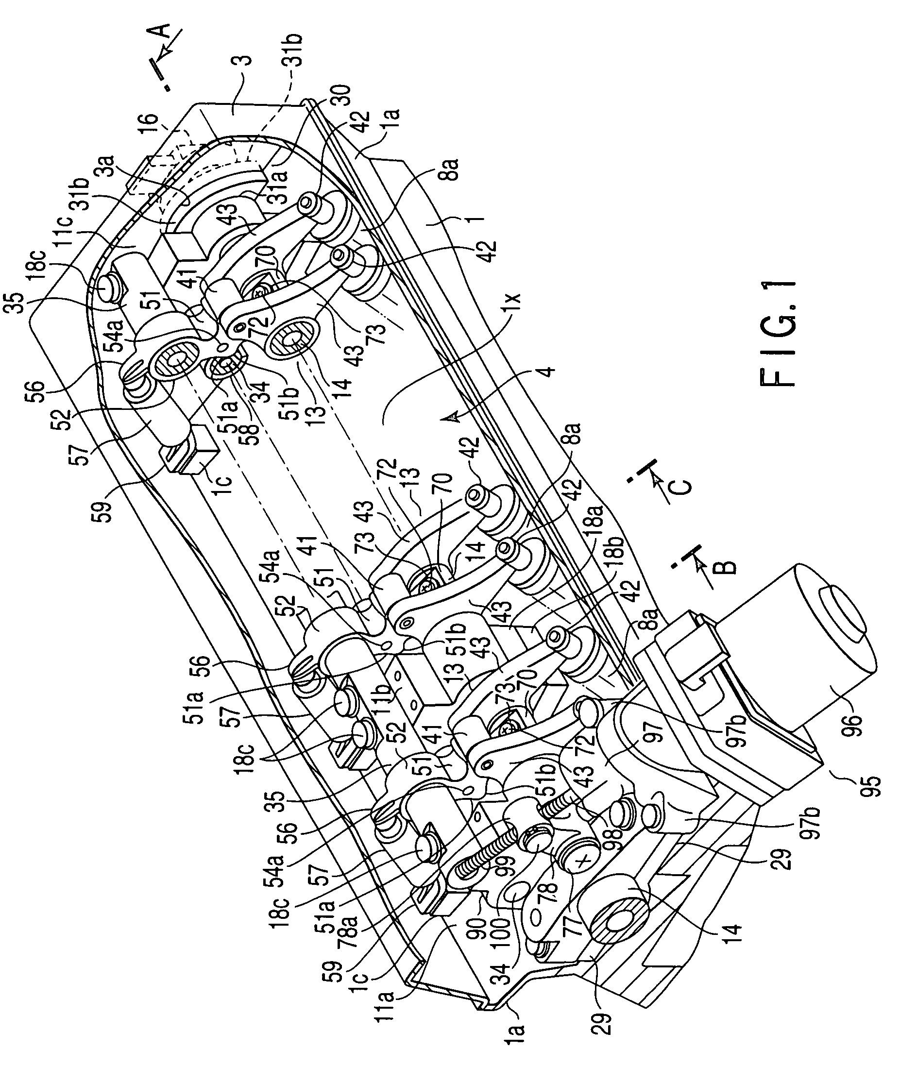 Valve unit of internal combustion engine