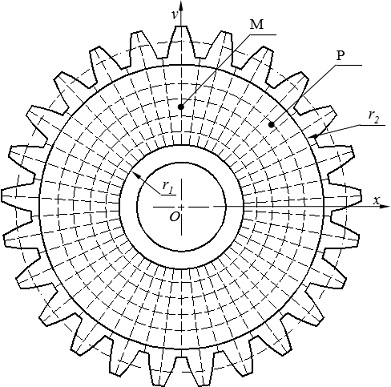 An Aeronautical Gear Based on Variable Density Lattice Structure and Its Design Method