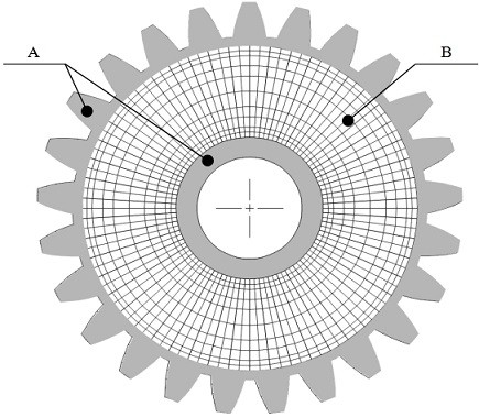 An Aeronautical Gear Based on Variable Density Lattice Structure and Its Design Method