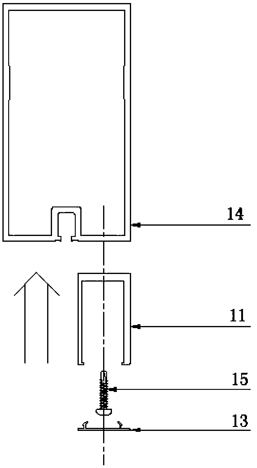 Shoulder pad member for door and window edge closing part of hidden frame glass curtain wall and mounting method of shoulder pad member