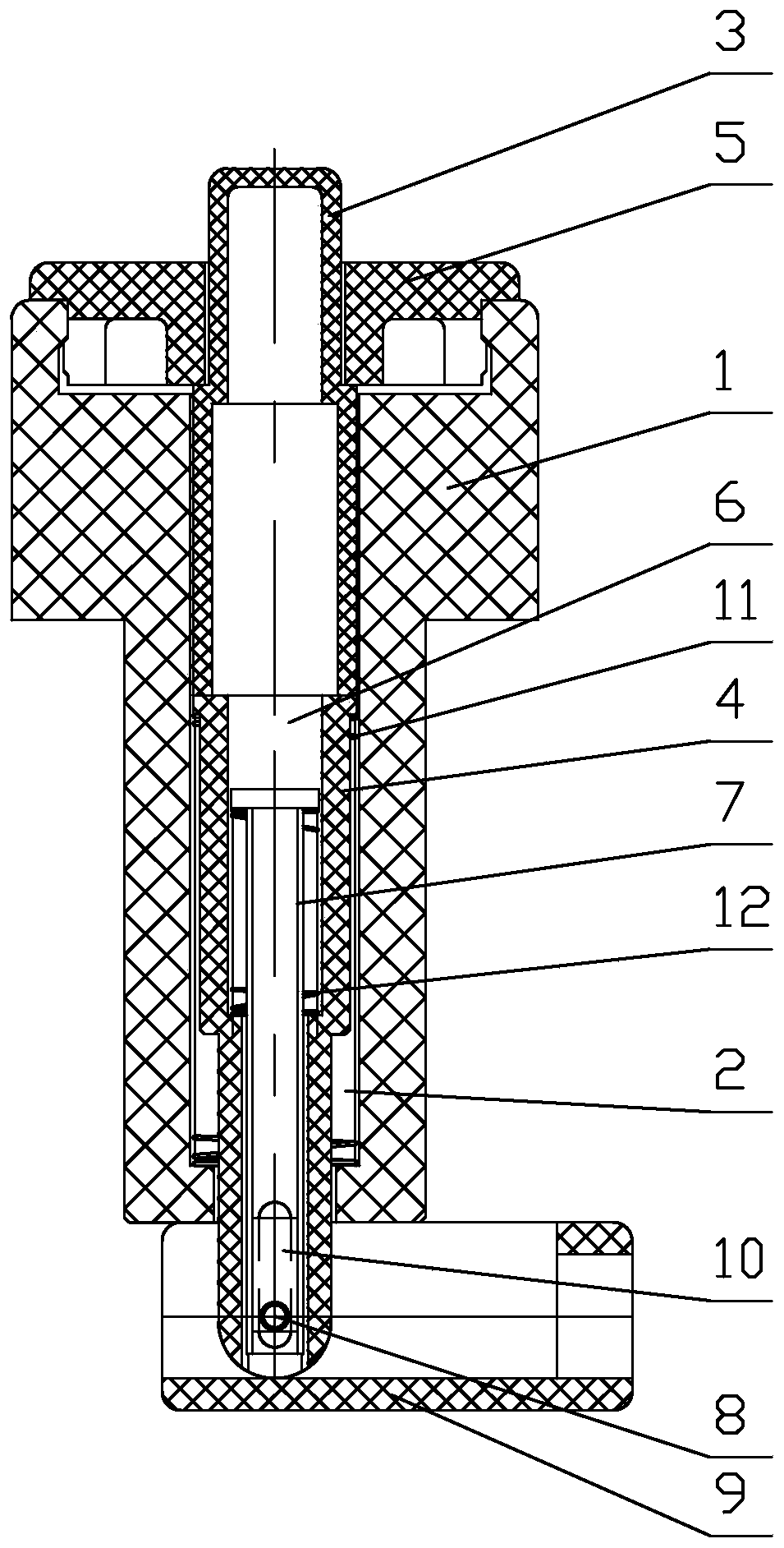 Automatic cushion block of workbench of film laminating machine