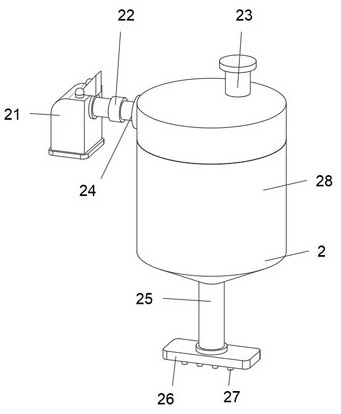 A glue machine for mask production