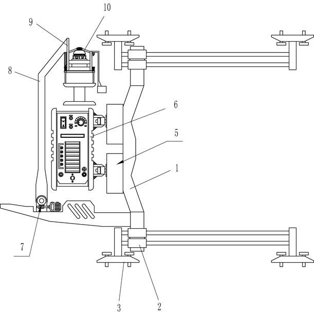 A vehicle-mounted inverter DC arc welding machine