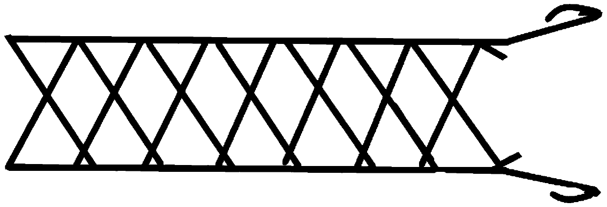 Edge closing process for integrated woven covered stent