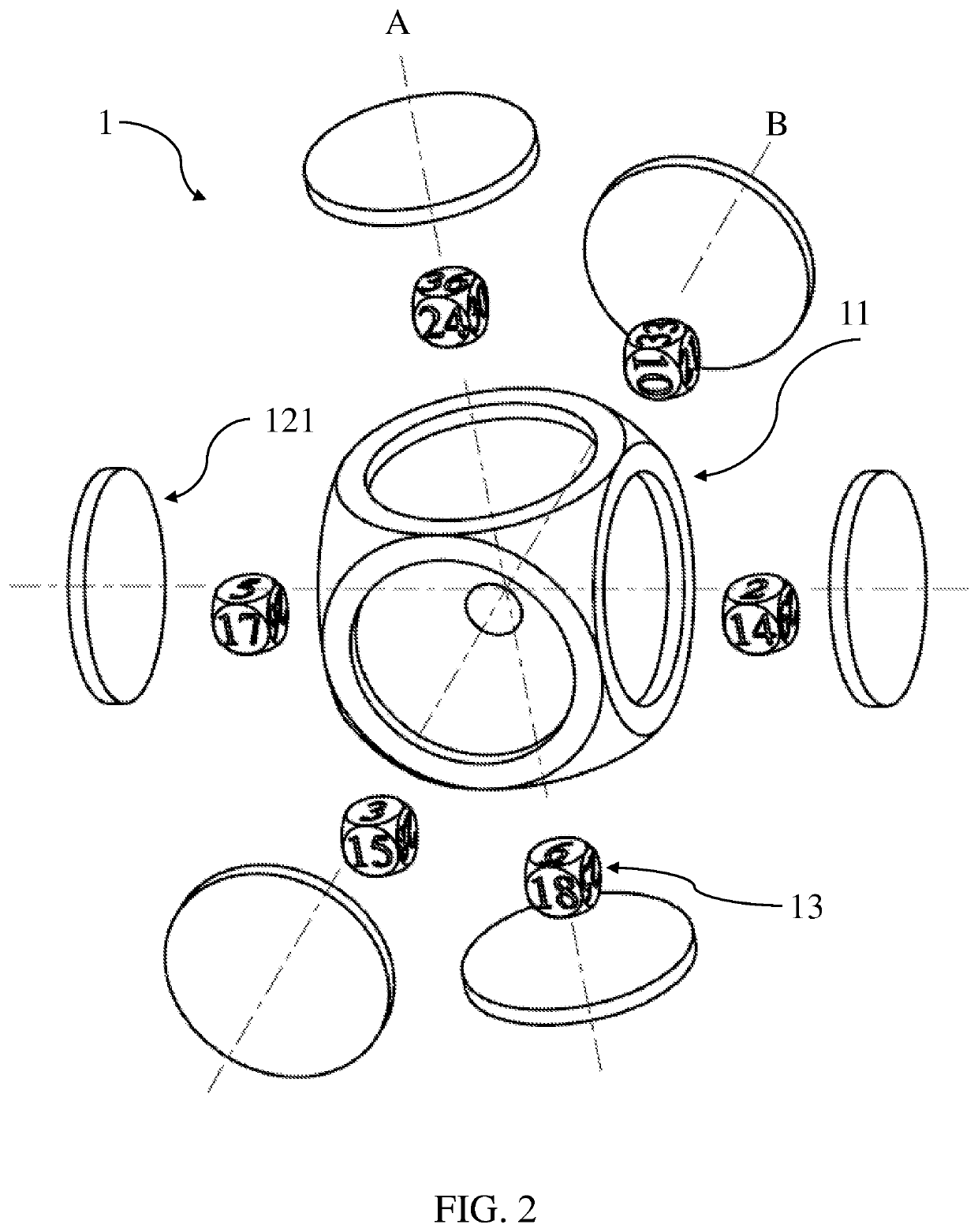 Random  selection device