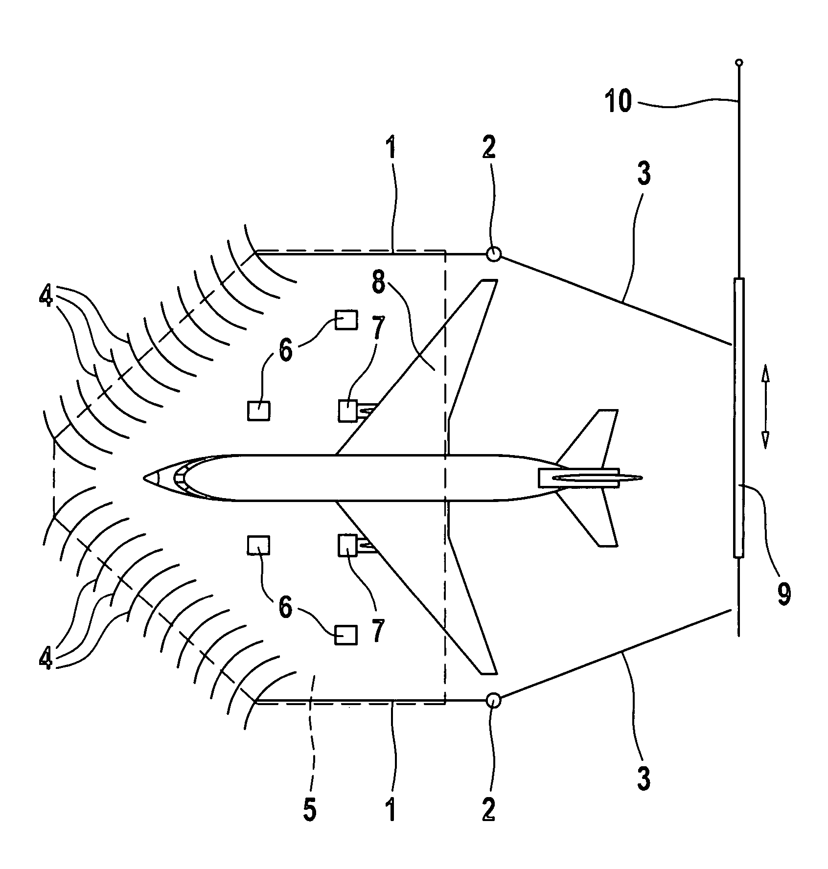 Noise insulation device for aircraft
