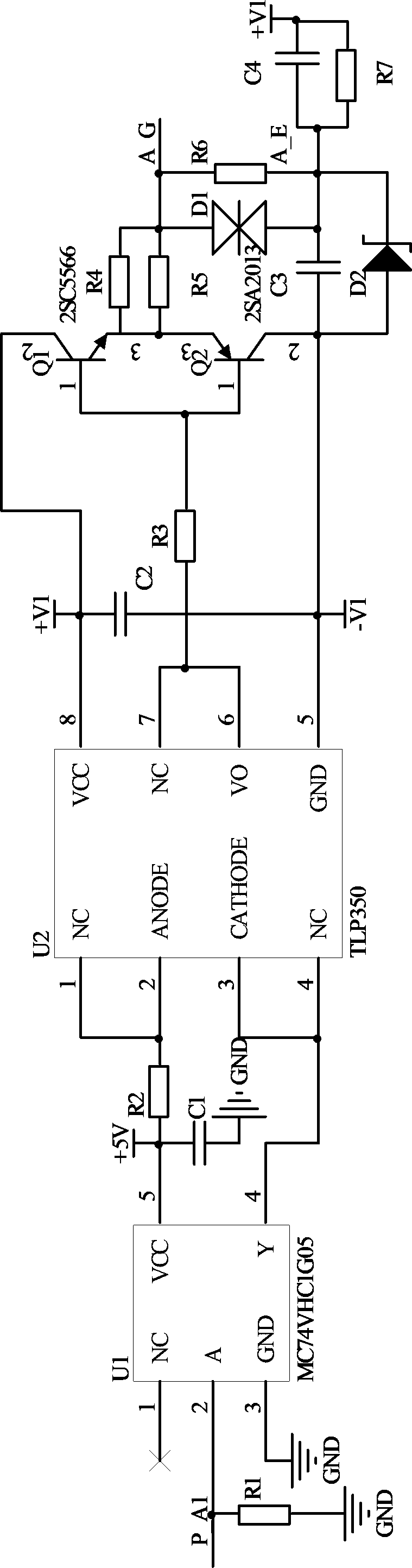 IGBT multi-parallel module driving circuit