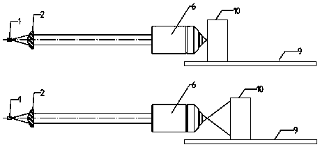 Device and method for quickly coupling large-divergence-angle laser to single-mode optical fiber