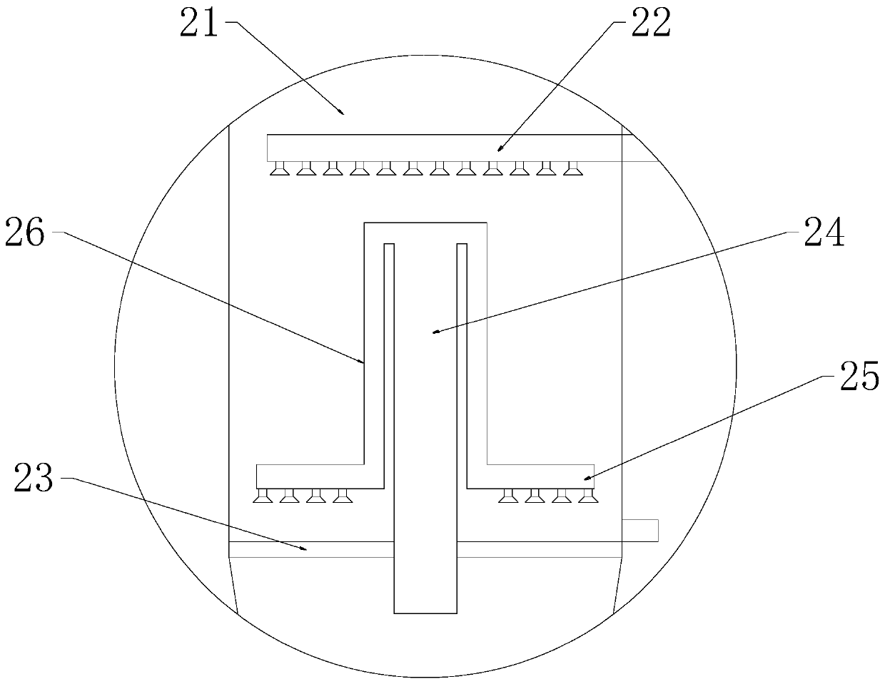 Desulfurization ammonia nitrogen wastewater processing method