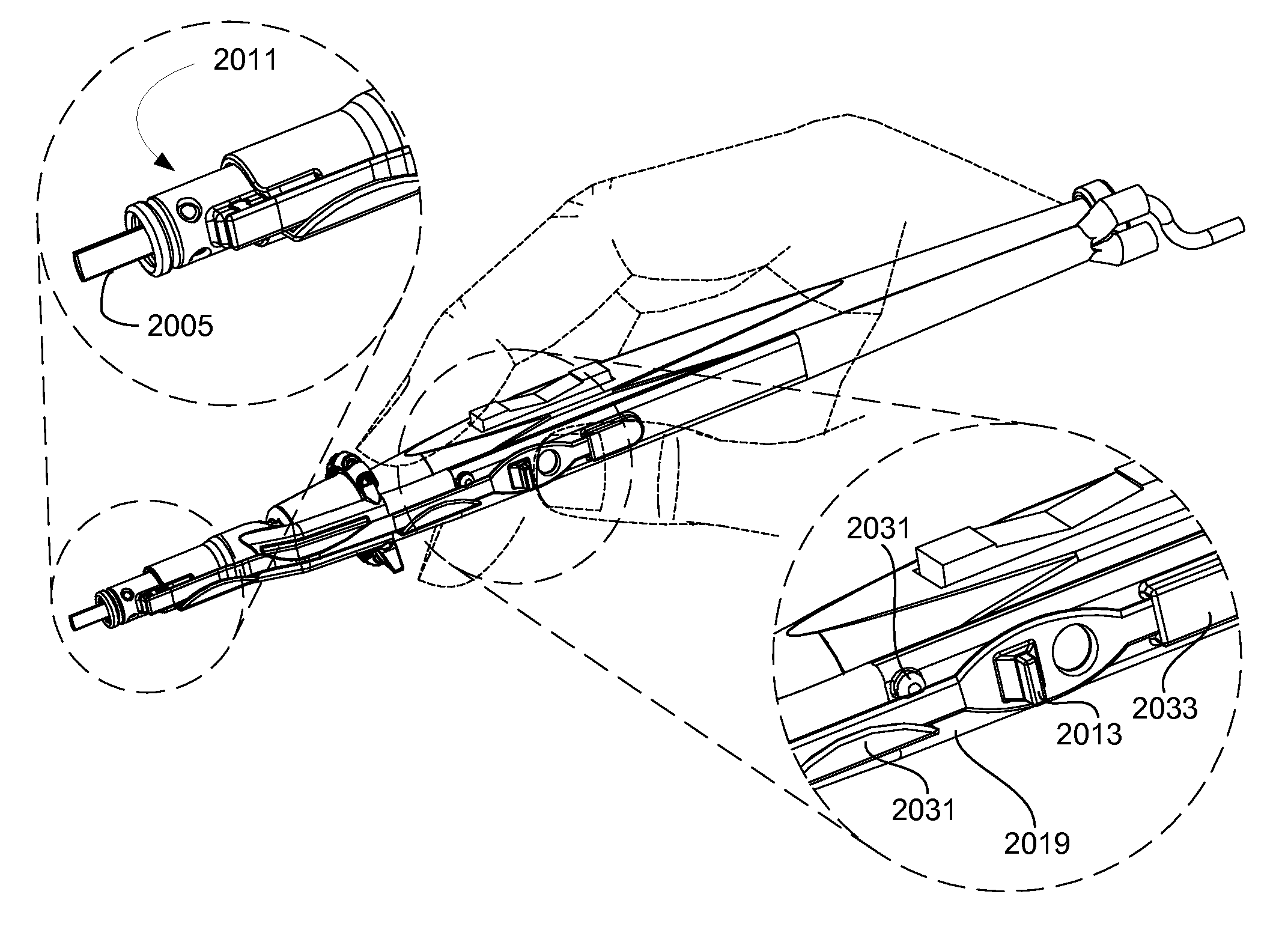 Apparatus and method for electrosurgical suction with suction band and replaceable tips