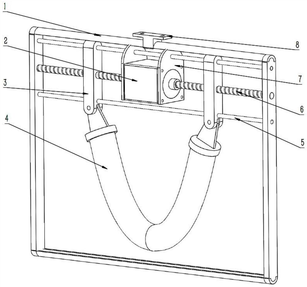 Suspended silica gel self-adaptive frequency regulation and vibration absorption device