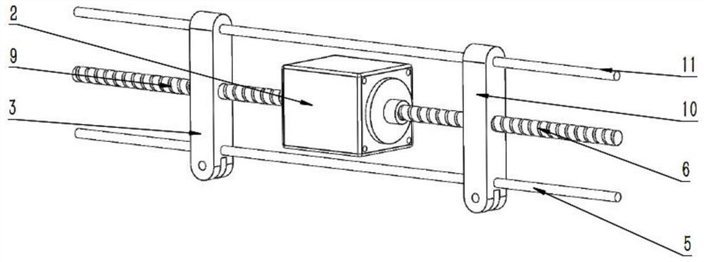 Suspended silica gel self-adaptive frequency regulation and vibration absorption device