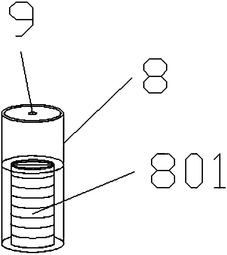 Manual pollination device for two-end double-selection kiwi fruit