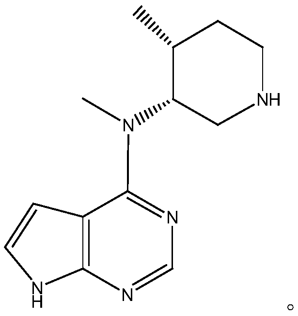 Synthesis method of tofacitinib key intermediate