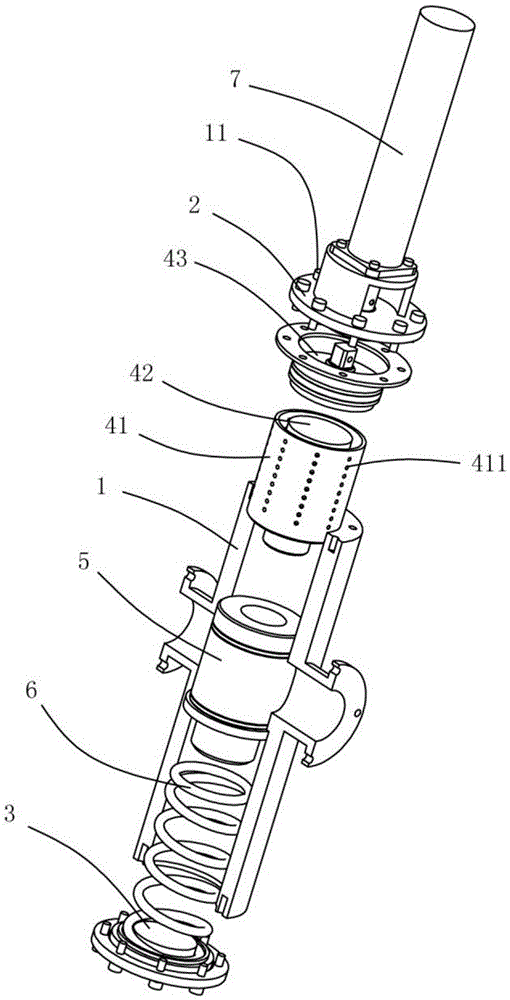 Water supply valve with quickly changeable filter element