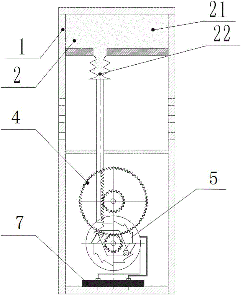 Oil well downhole power supply device and method