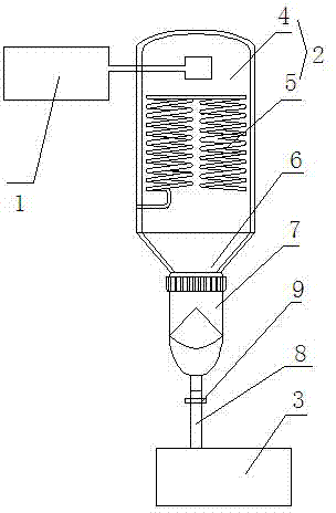 Condensing unit for vacuum oil purifier