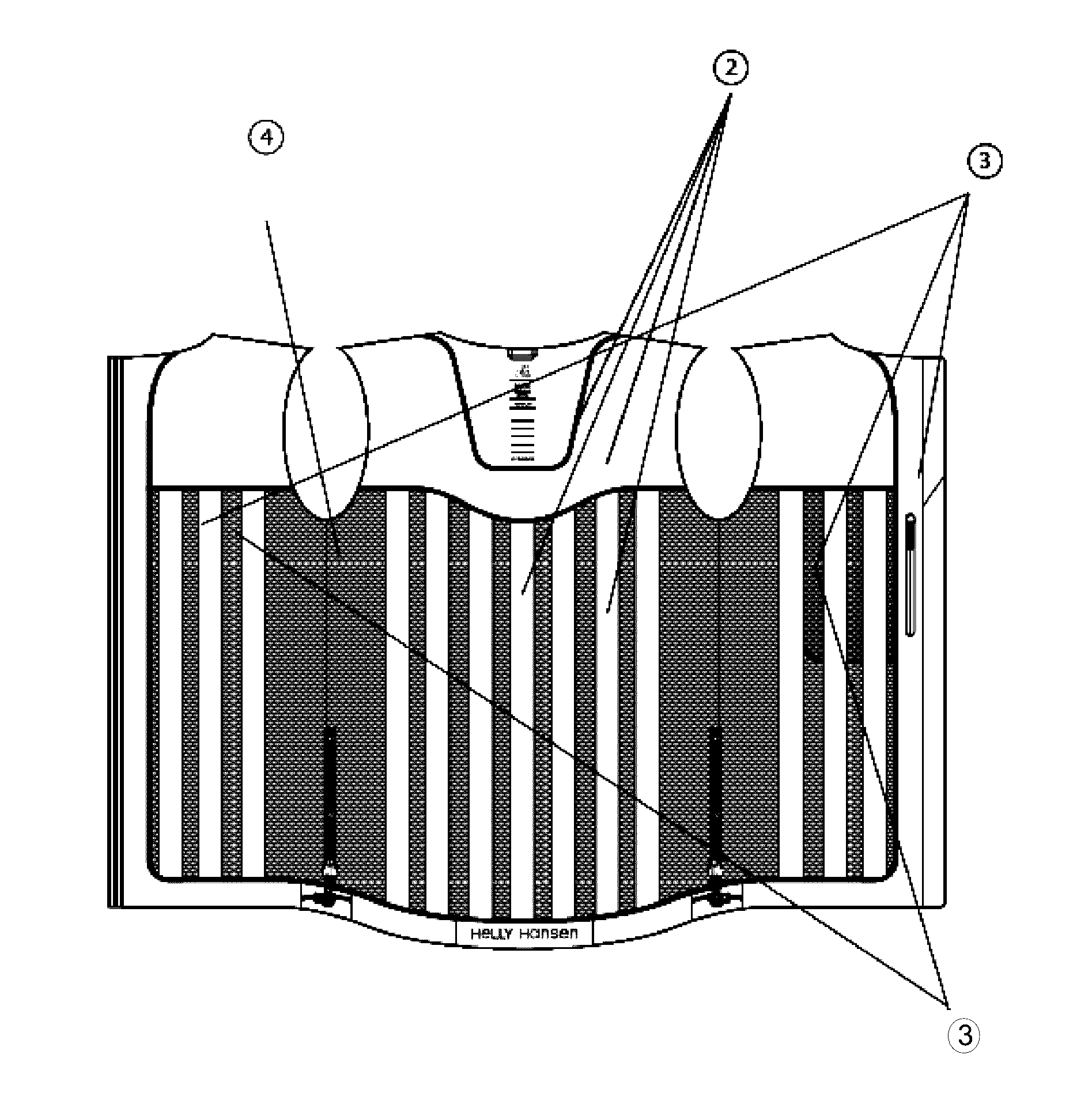 Garment with an incorporated micro climate system