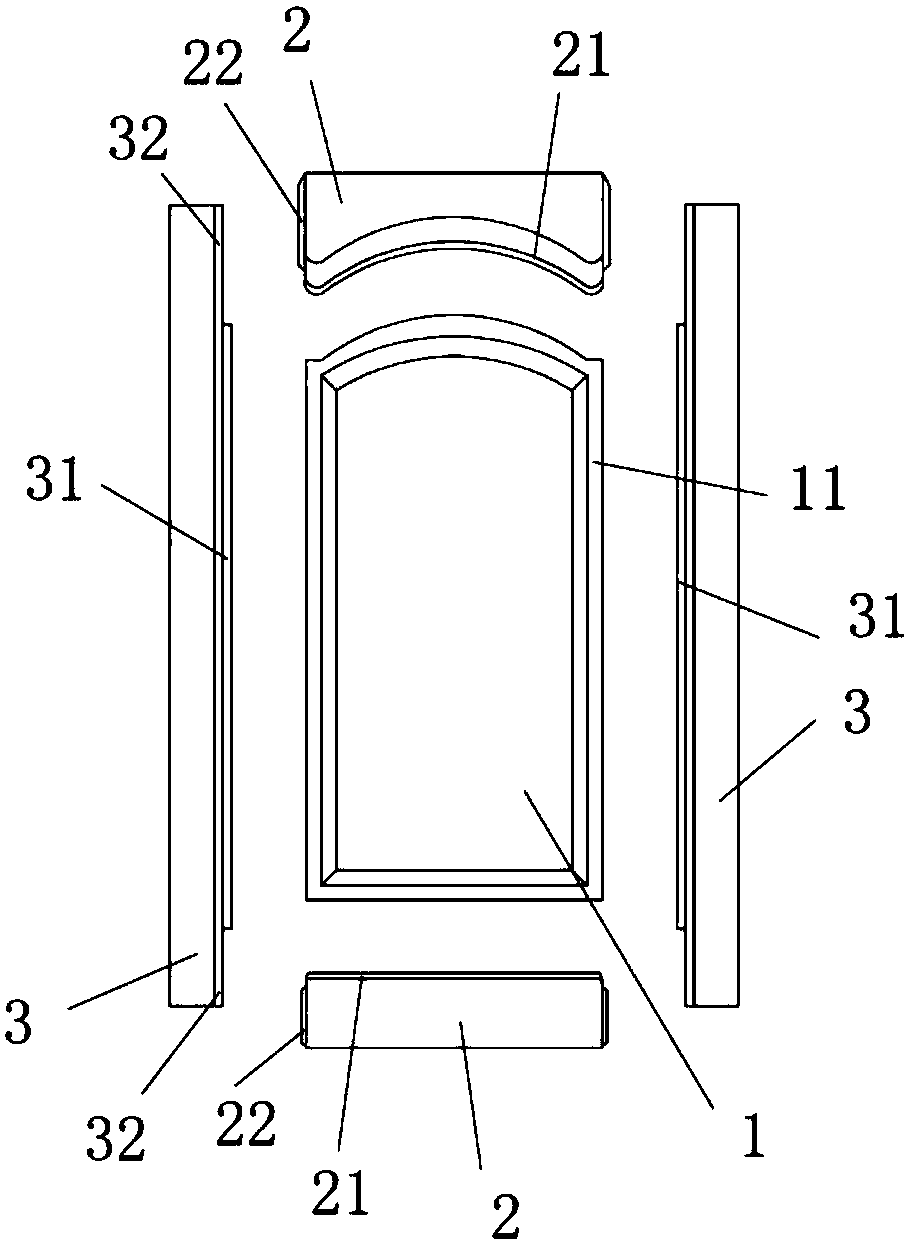 Manufacturing method of home decoration door plank