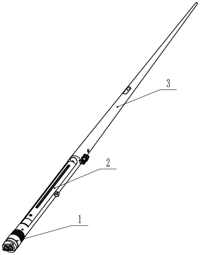 Closed long spindle with large yarn storage capacity