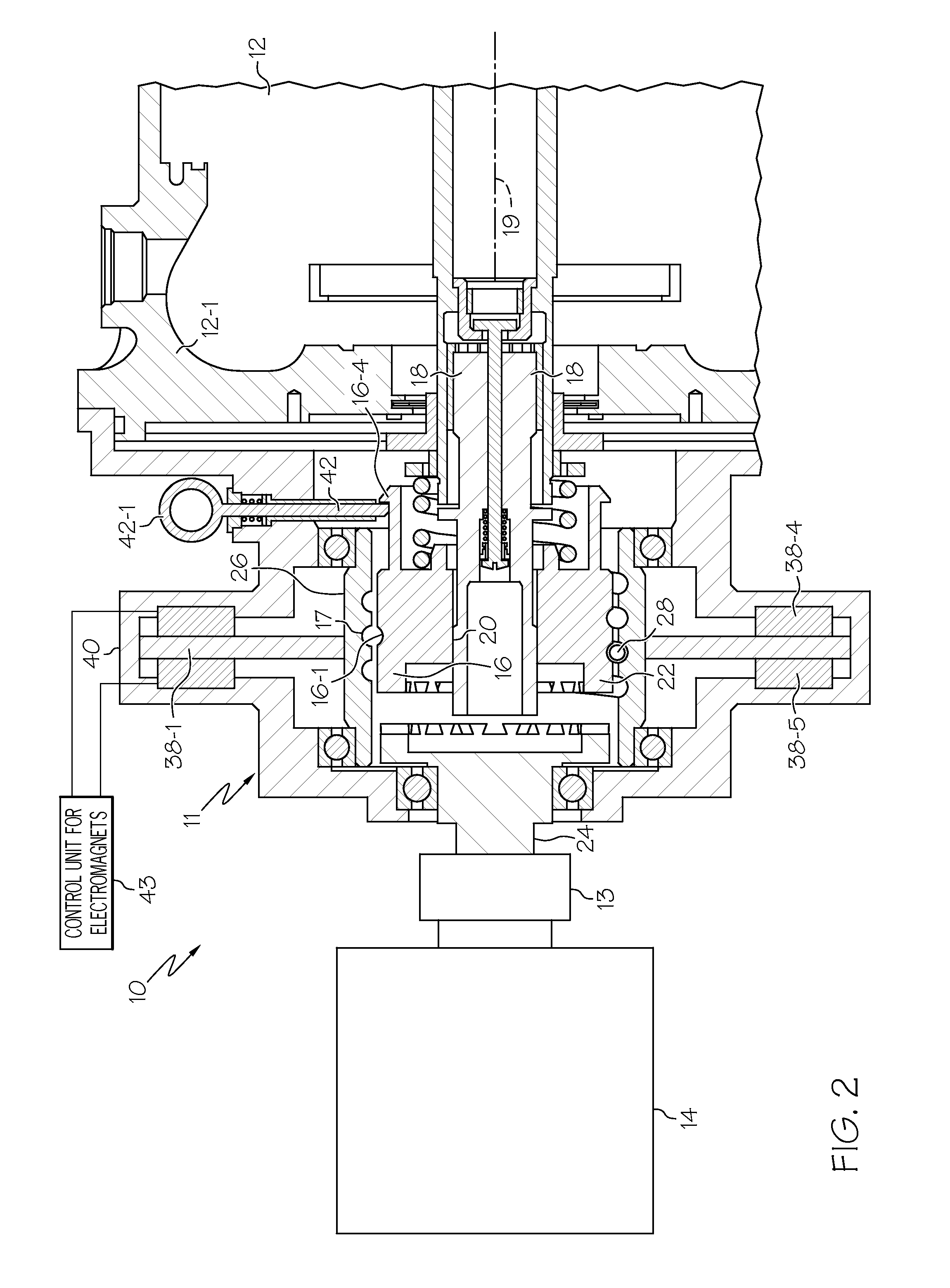 Application of eddy current braking system for use in a gearbox/generator mechanical disconnect