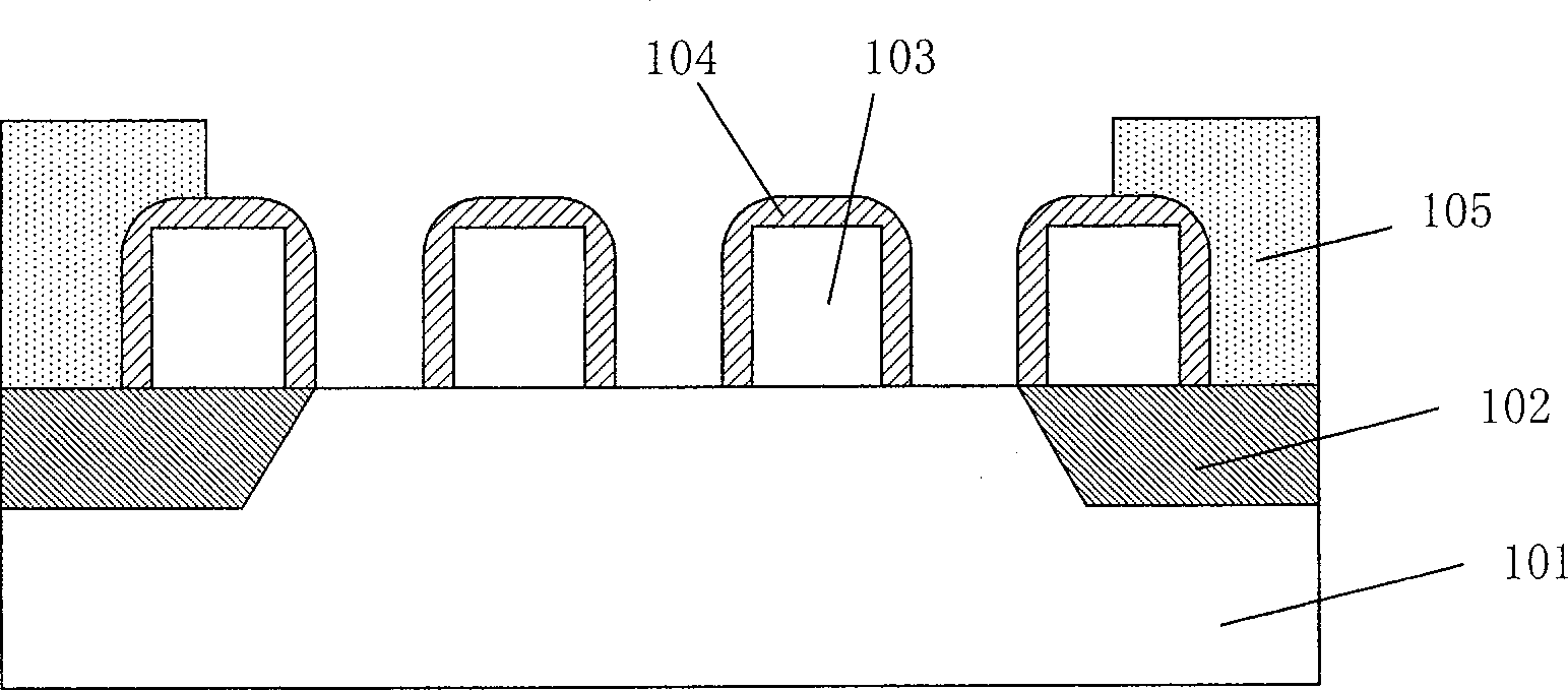 Polycrystalline silicon self-aligning plug manufacture method