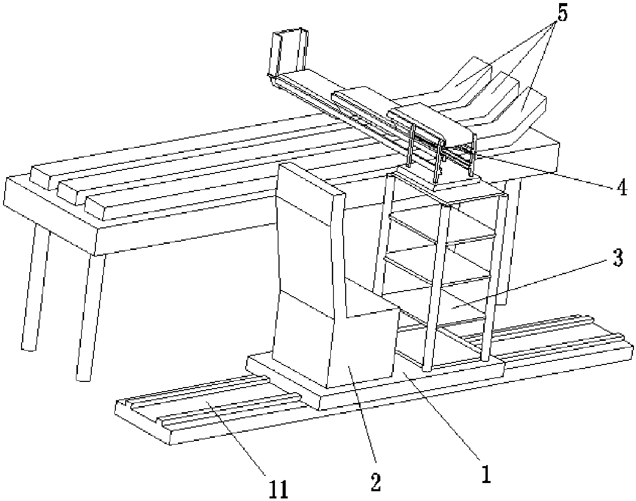 Automatic vegetable planting device