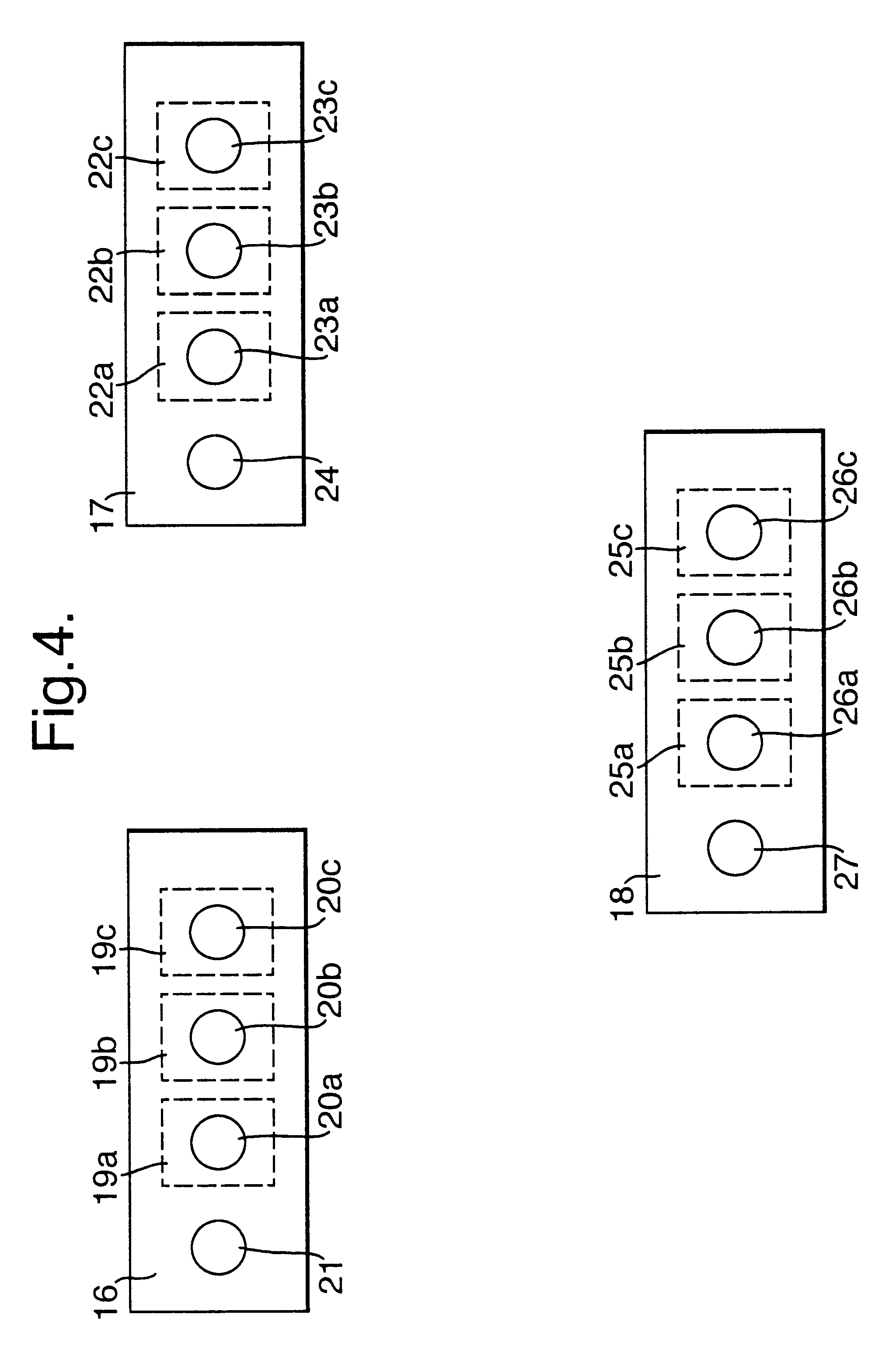 Optical target and apparatus and method for automatic identification thereof