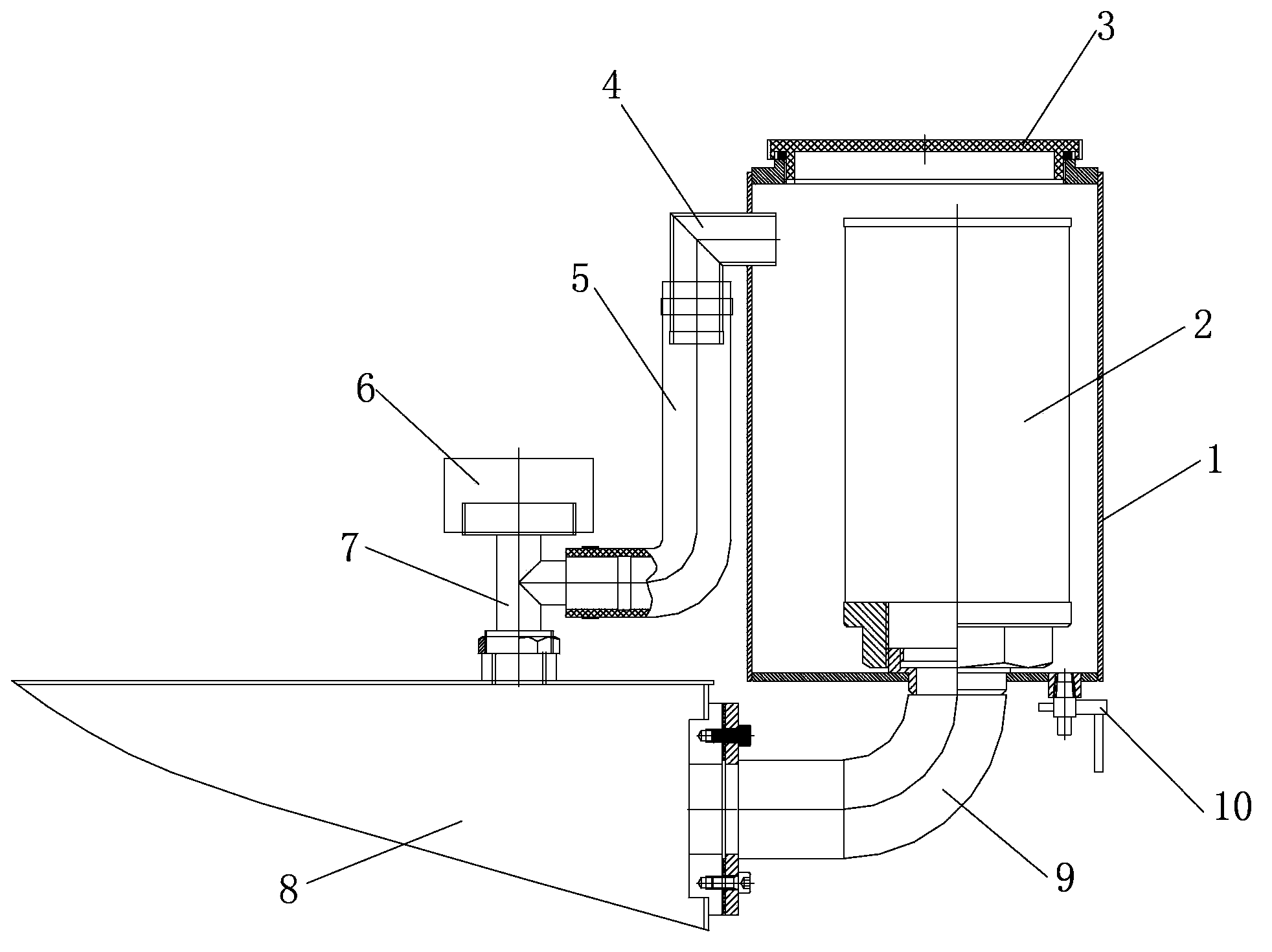 Fuel filling and filtering system of paving machine