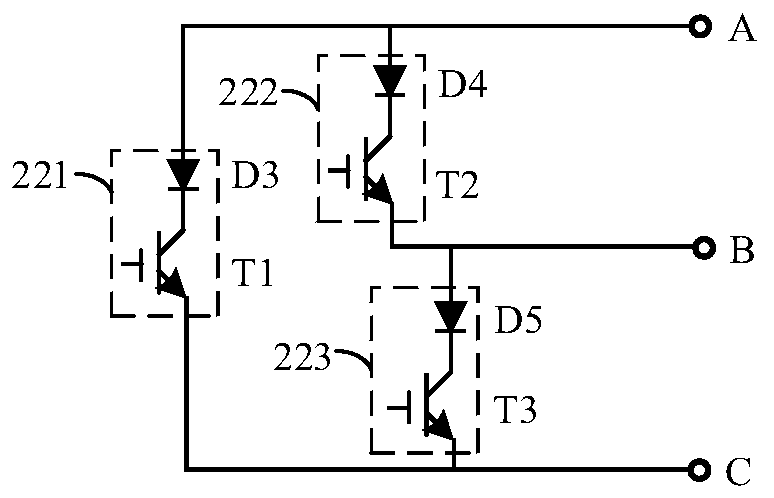 Electric energy quality treatment device