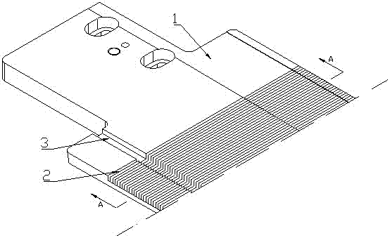 Needle plate with insertion sheets for computerized flat knitting machines