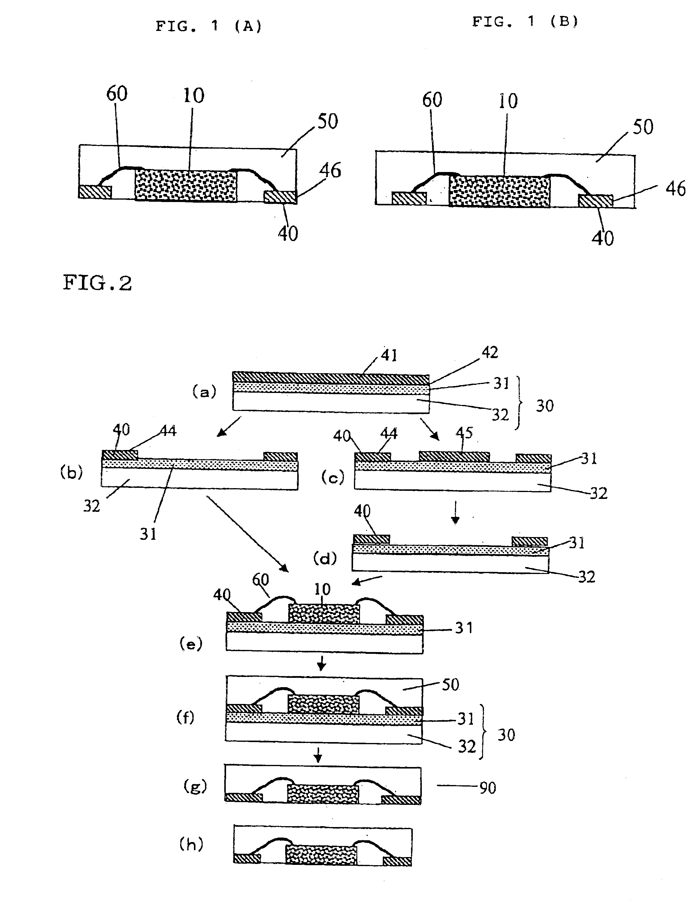 Method for manufacturing semiconductor device, adhesive sheet for use therein and semiconductor device