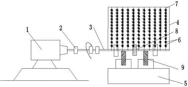 Compartment type passivation device used for threaded carding tool edges