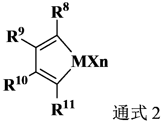 Supported transition-metal catalyst used for ethylene polymerization