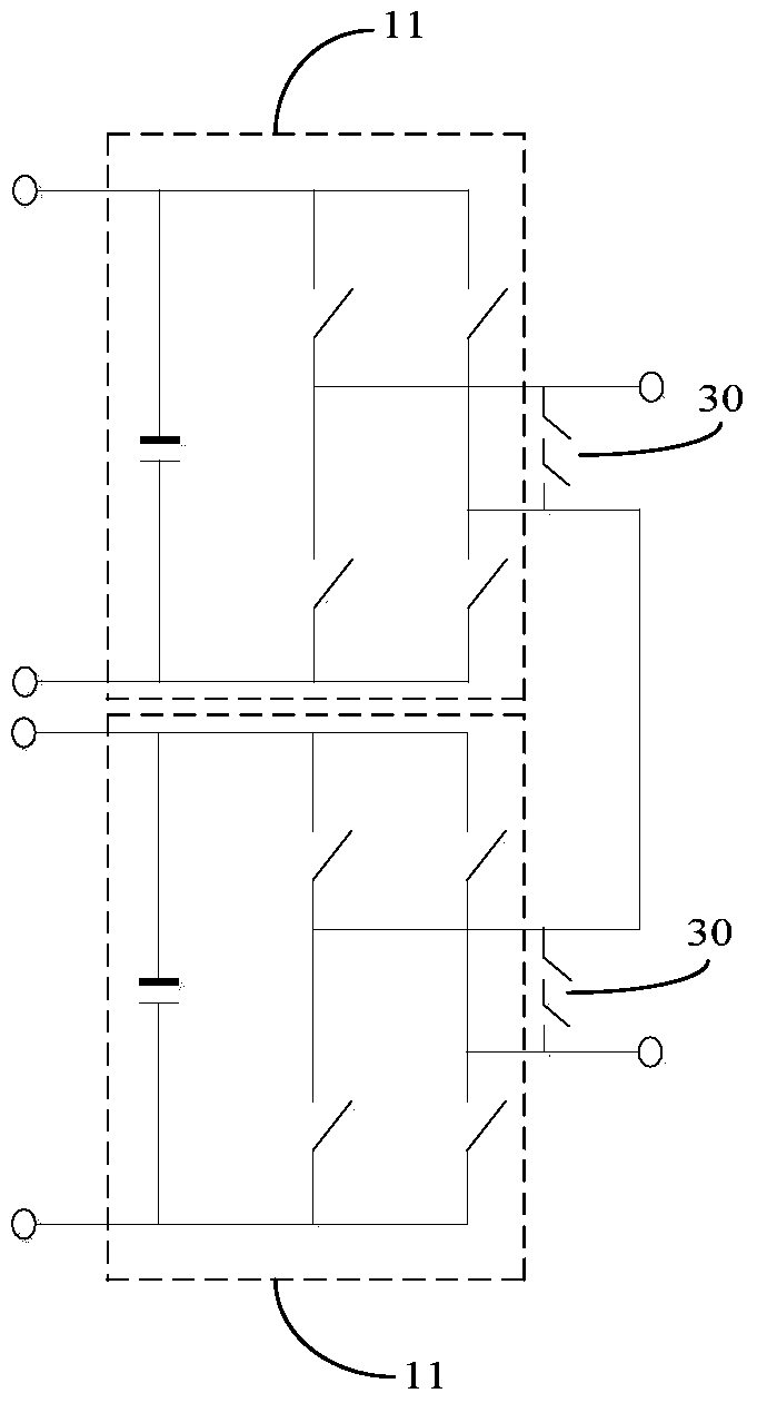 Bypass system and method for cascaded multilevel converters