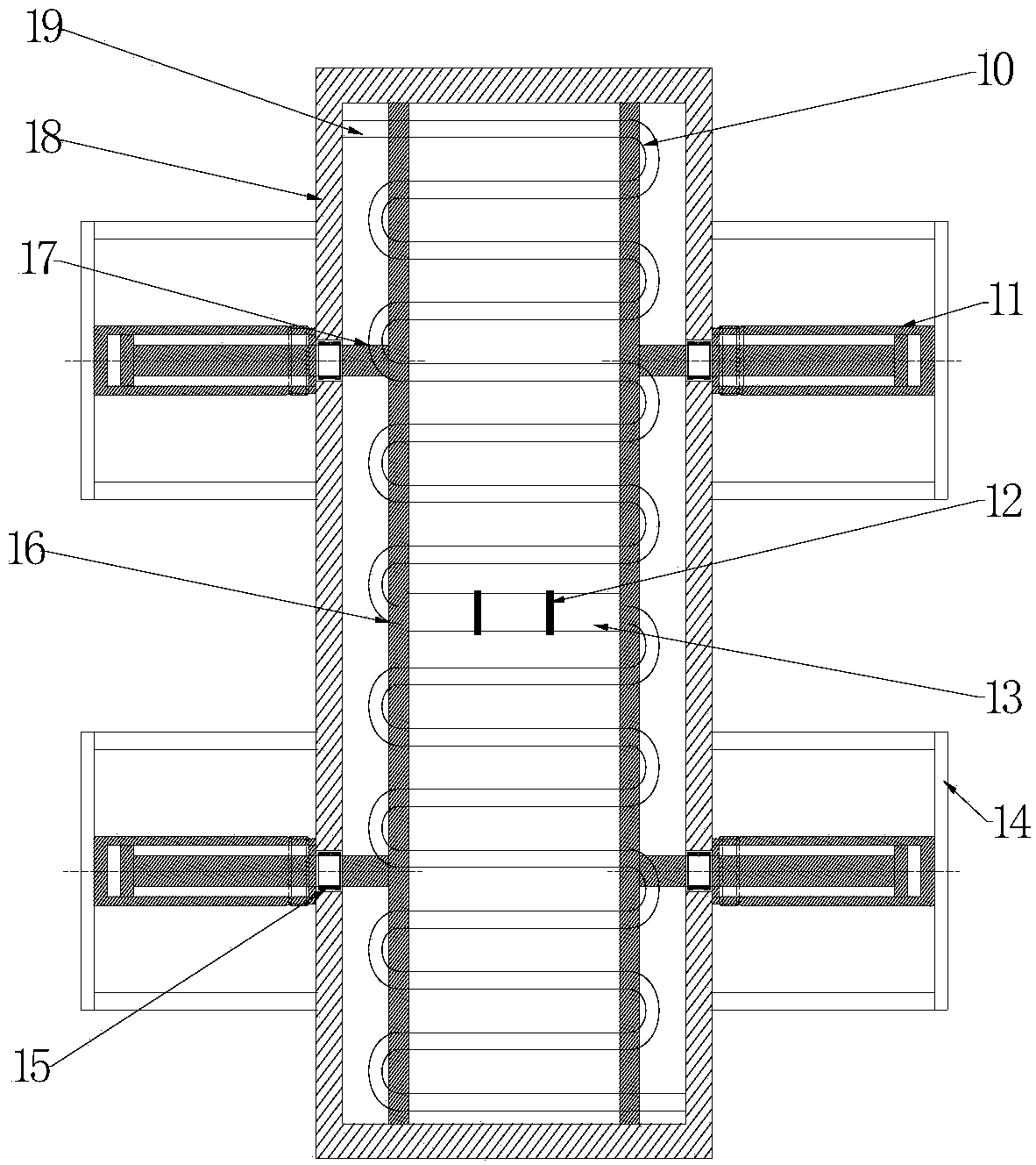 Device for applying prestress to rock sample in freezing and thawing test