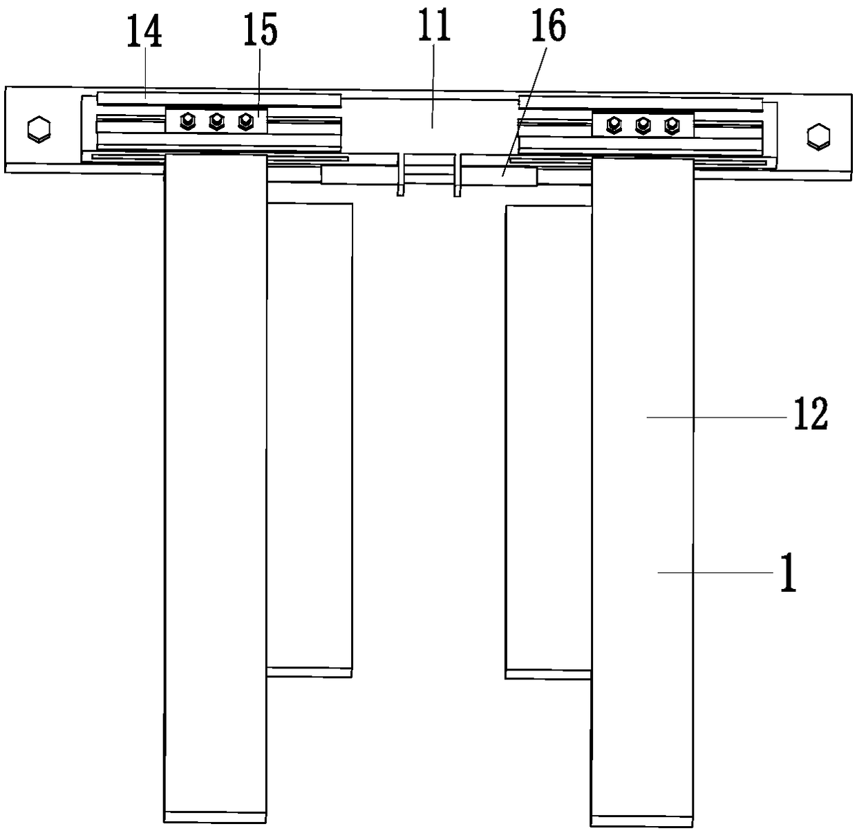 Automatic positioning mold for new energy electric car processing