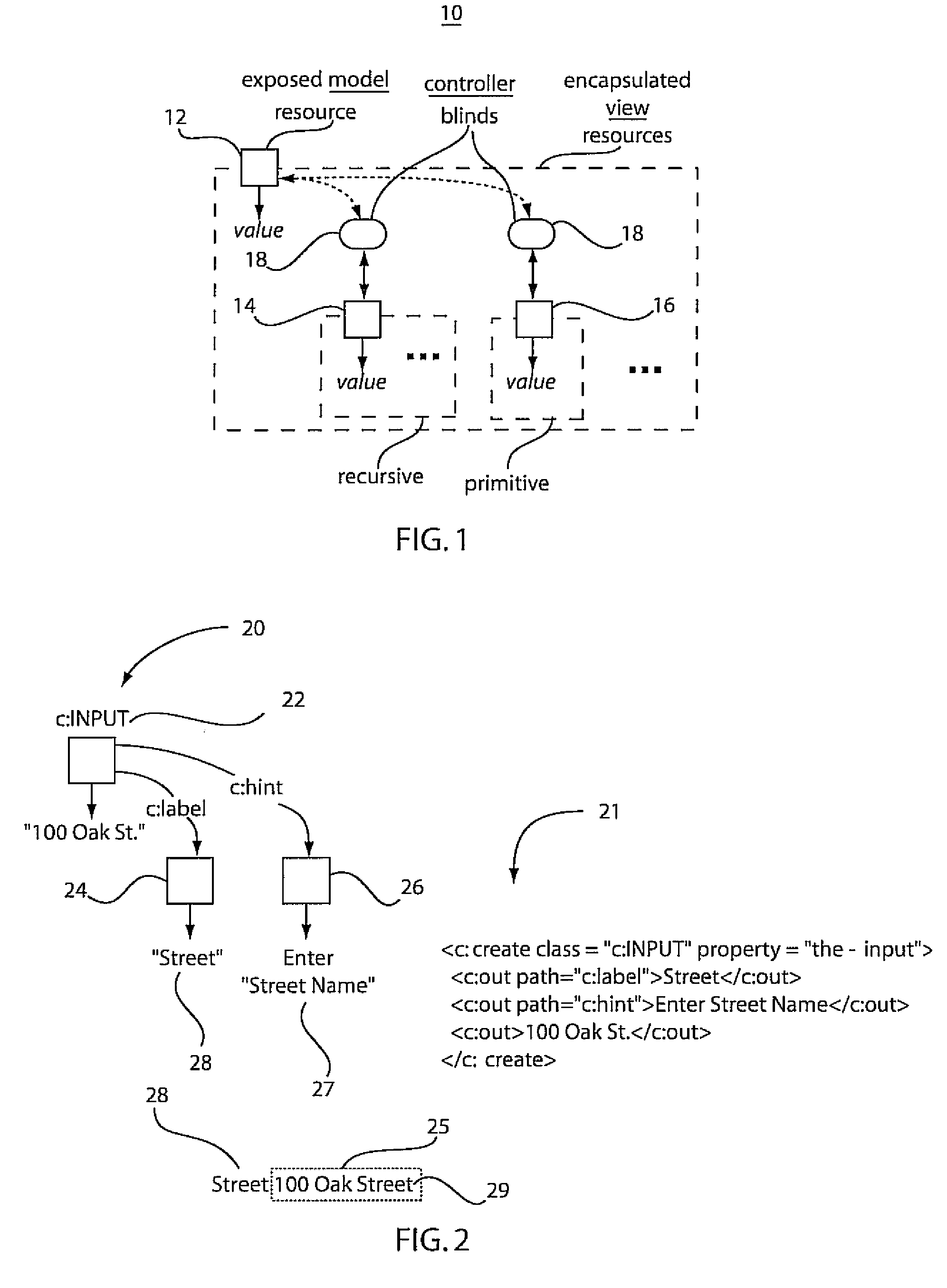 System and method for presentation of cross organizational applications