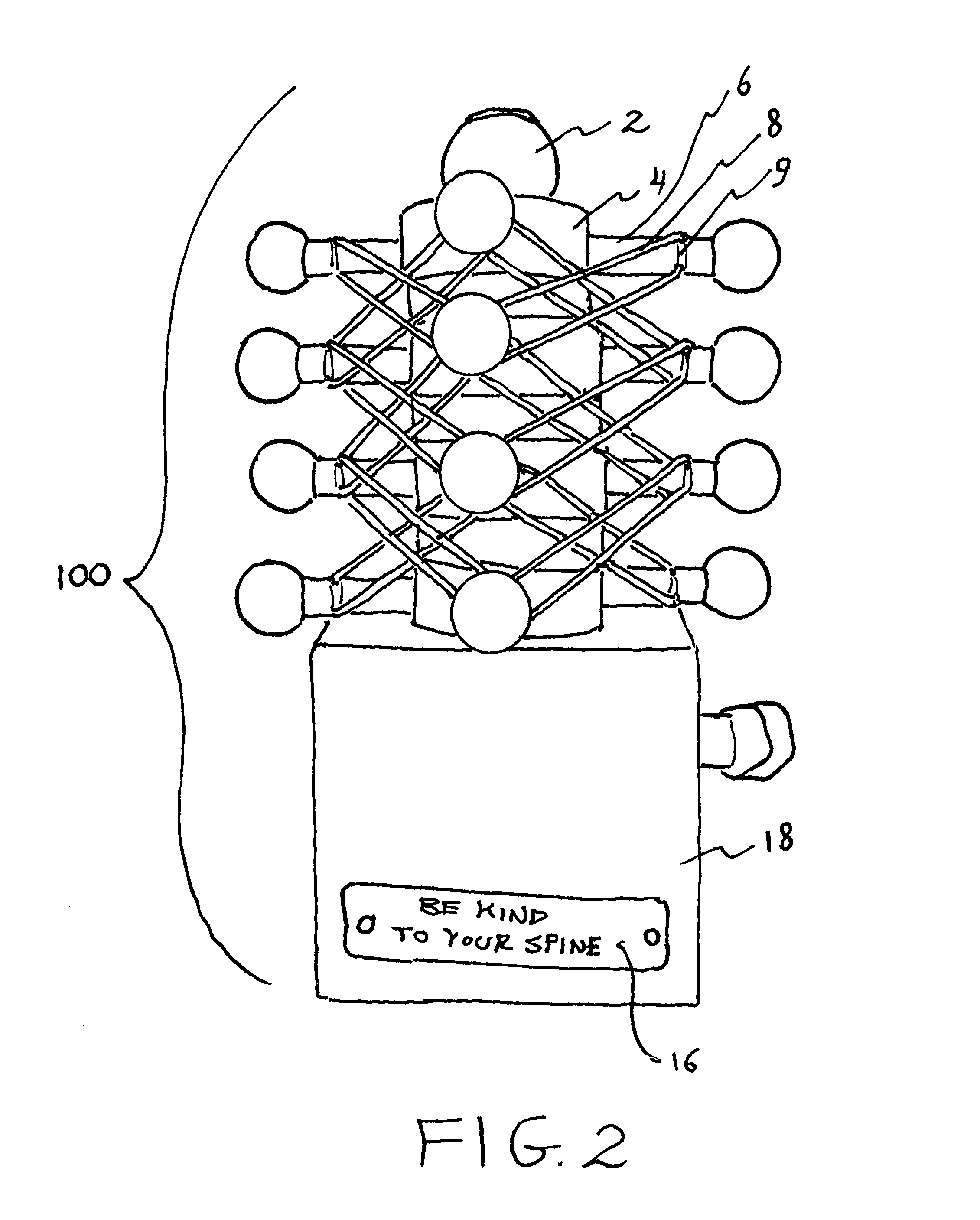 Human spine model