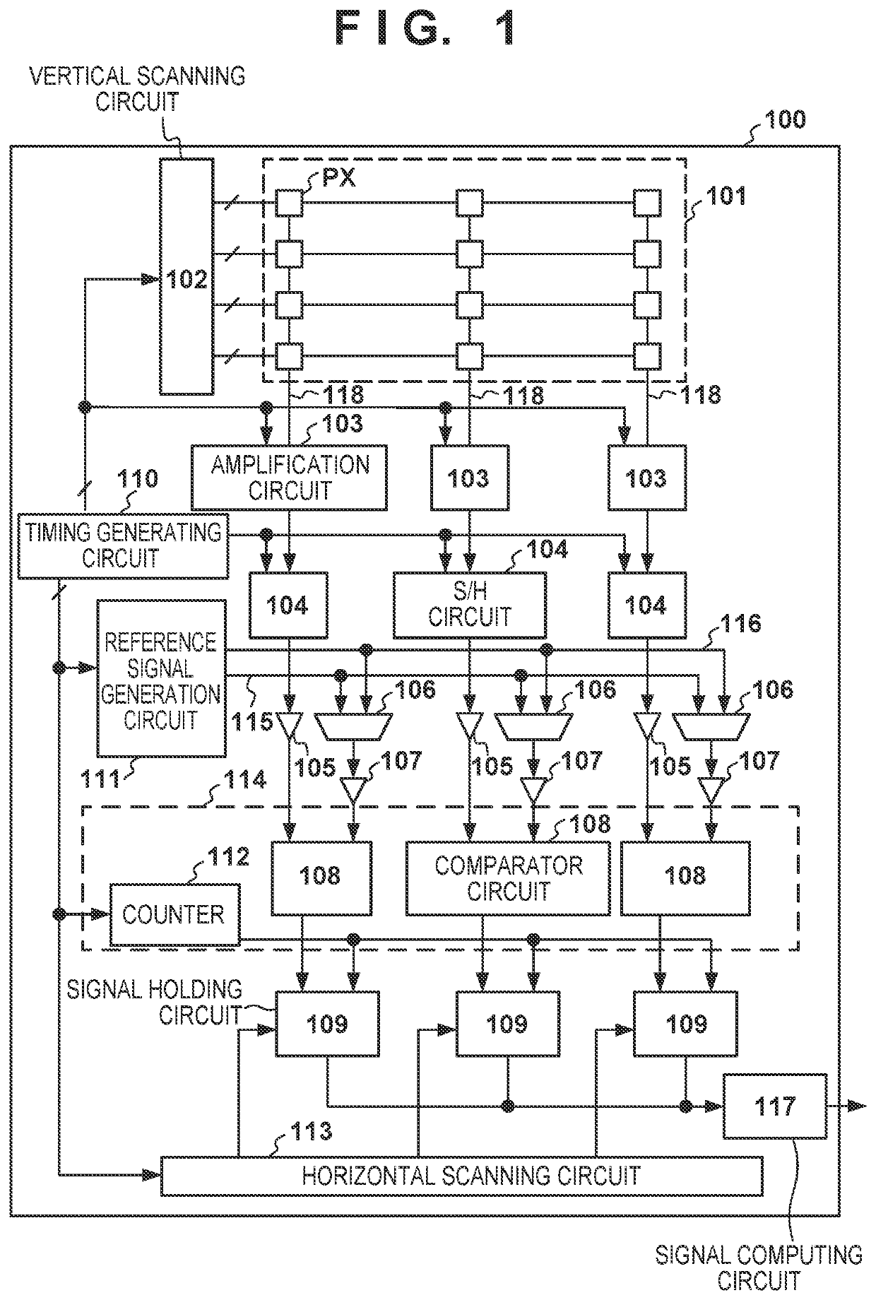 Imaging device and camera