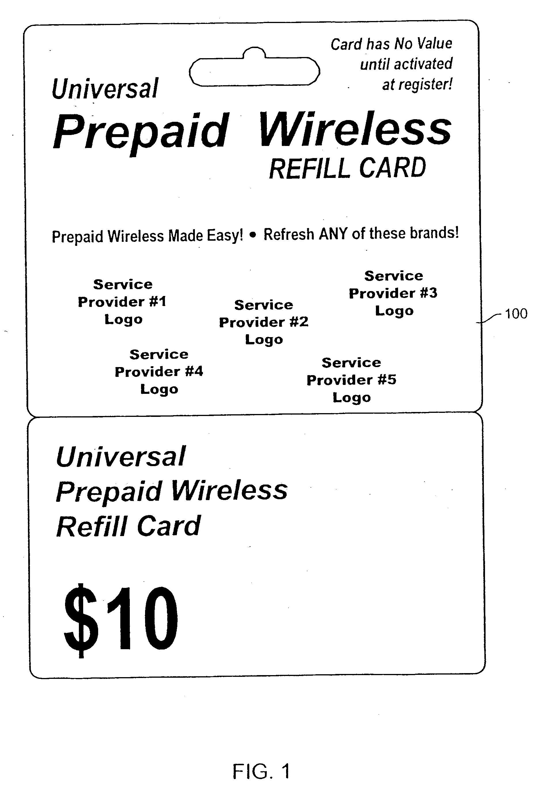 Universal prepaid telecommunication services card, and methods and systems for using same