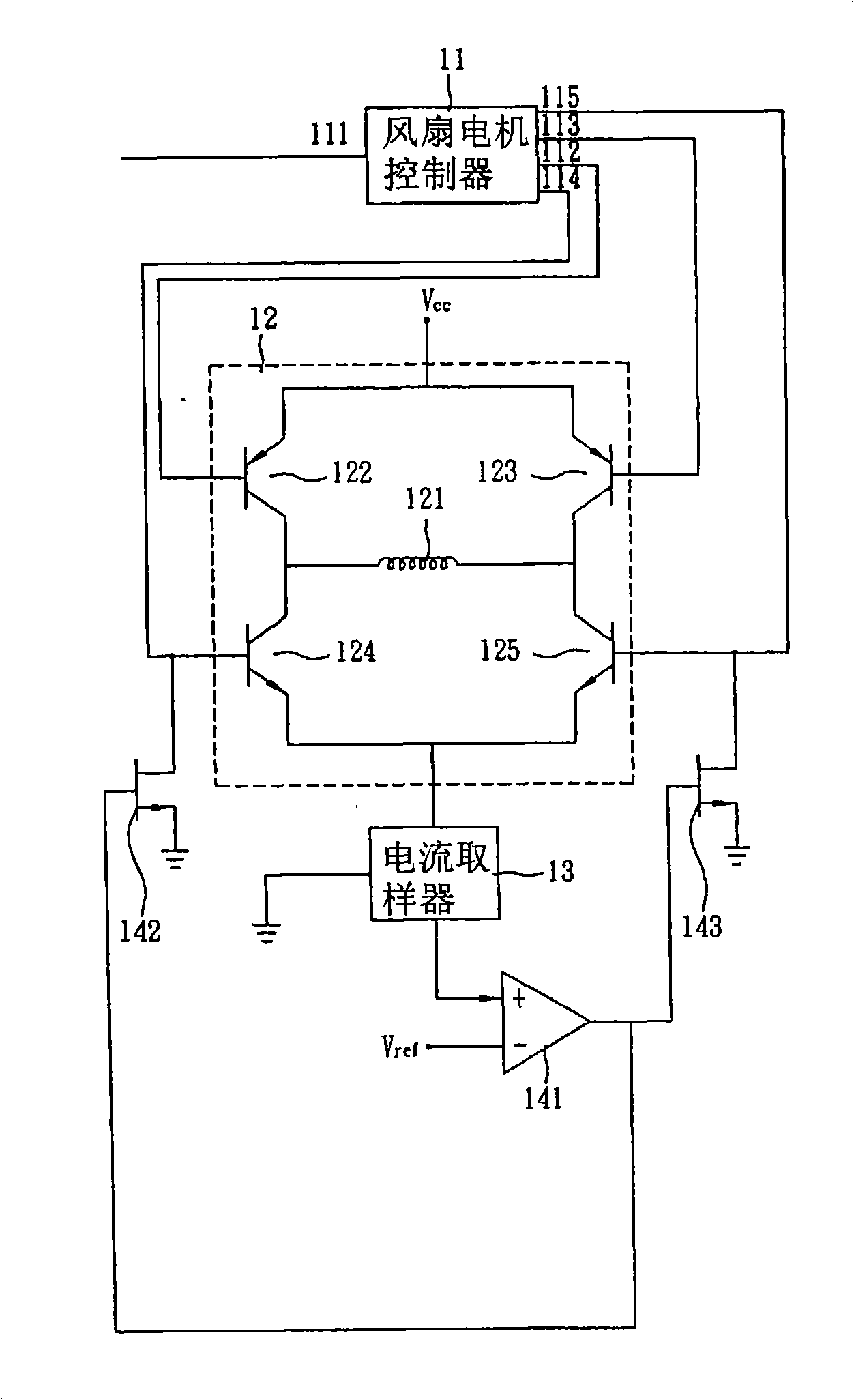 Device for controlling current and method thereof